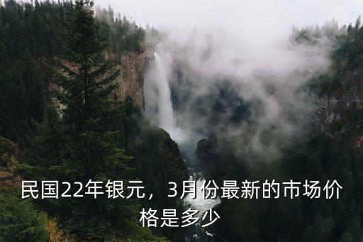 民國22年銀元，3月份最新的市場價格是多少
