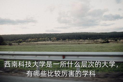 西南科技大學在四川的哪里,有哪些比較厲害的學科