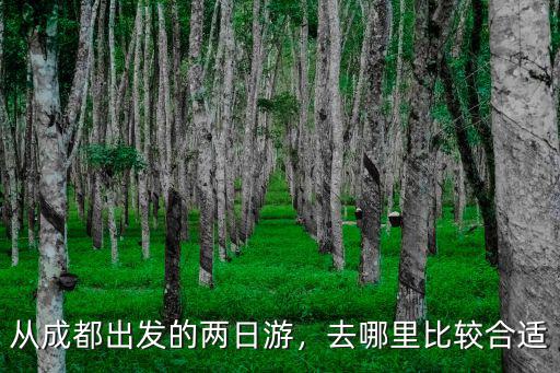 成都出發2日游哪里合適,去哪里比較合適