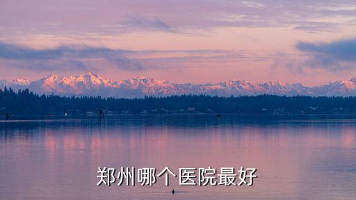 鄭州哪個醫(yī)院最好