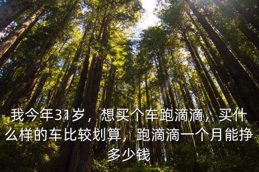 阜陽開滴滴車每月能掙多少錢,一年能掙多少