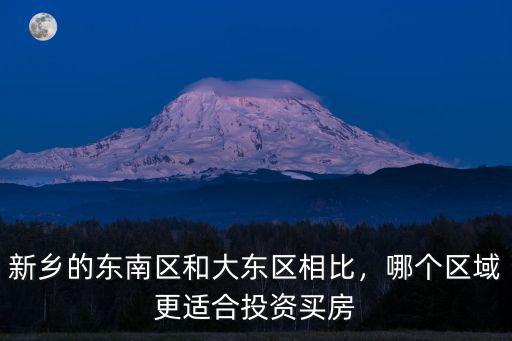 新鄉(xiāng)大東區(qū)包含哪里,新鄉(xiāng)的東南區(qū)和大東區(qū)相比