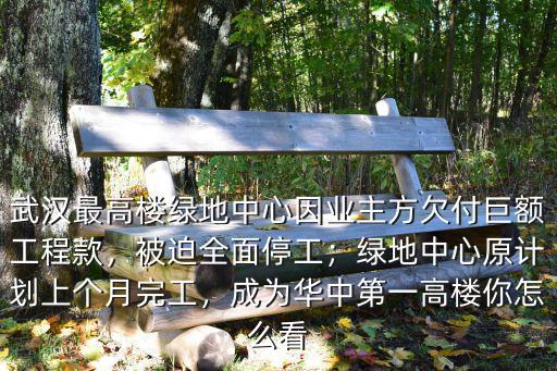 武漢市綠地636怎么了,武漢綠地606建好了