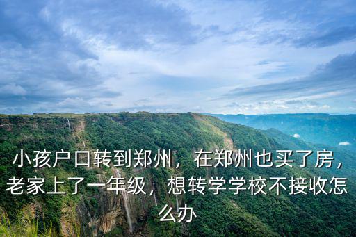 小學轉學鄭州上學怎么辦,想轉學學校不接收怎么辦
