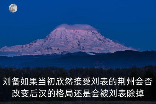 荊州劉表怎么死的,劉表臨終讓荊州給劉備的情節