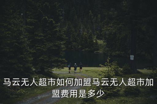 黃山無人超市加盟費用多少,馬云無人超市加盟費用是多少