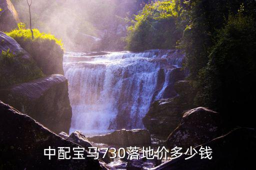 中配寶馬730落地價多少錢