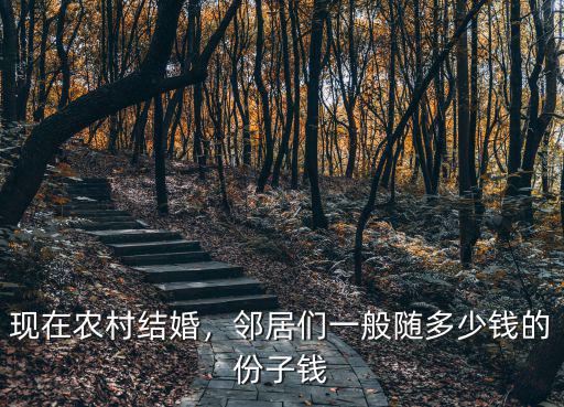 周口結婚份子錢能收多少,鄰居們一般隨多少錢的份子錢