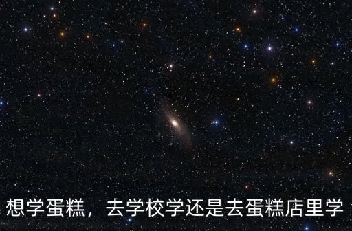 想學(xué)蛋糕，去學(xué)校學(xué)還是去蛋糕店里學(xué)