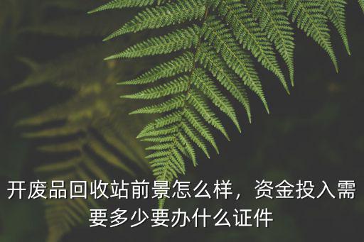 淮北開廢品收購站多少錢,開個廢品收購站需要多少投資
