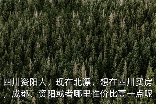 資陽哪里房價最低,資陽或者哪里性價比高一點呢