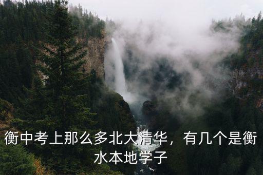 衡中考上那么多北大清華，有幾個是衡水本地學(xué)子