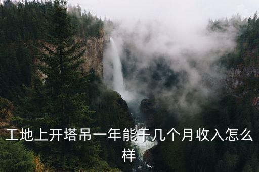 武漢塔吊工資怎么樣,塔吊司機這份工作怎么樣