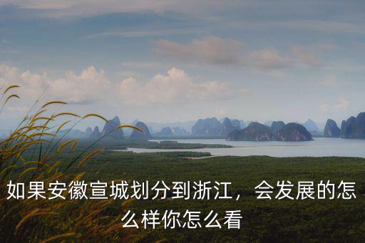如果安徽宣城劃分到浙江，會發展的怎么樣你怎么看