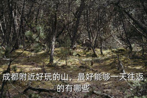 成都附近好玩的山，最好能夠一天往返的有哪些