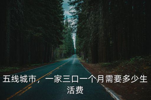 亳州小城市一家三口月消費多少錢夠用,三口之家在北上廣城市夠用嗎