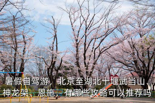 暑假自駕游，北京至湖北十堰武當山、神龍架、恩施，有哪些攻略可以推薦嗎