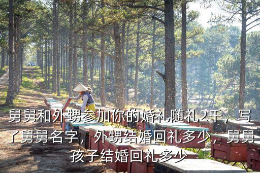 安慶望江縣結婚回禮一般多少錢,外甥結婚回禮多少