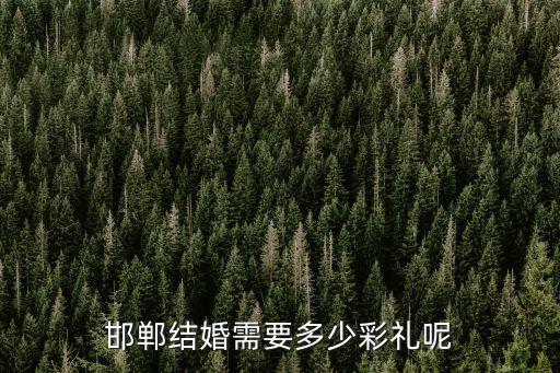 河北邯鄲魏縣彩禮2018多少錢,邯鄲大名娶媳婦彩禮多少錢