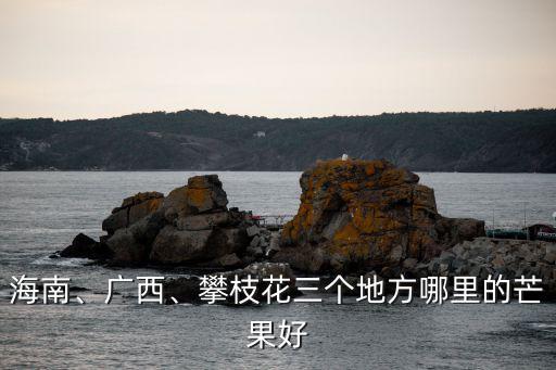 海南、廣西、攀枝花三個地方哪里的芒果好