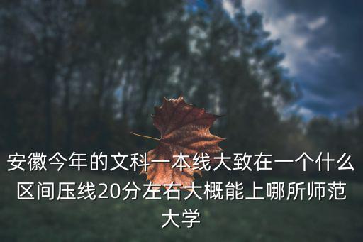安徽上一本大學需要多少分,安徽理科一本線上30