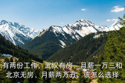 武漢月薪一萬怎么買房,在武漢工作月薪兩萬多
