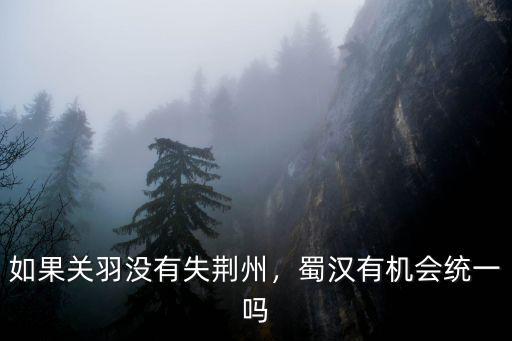 如果關(guān)羽沒有失荊州，蜀漢有機(jī)會統(tǒng)一嗎