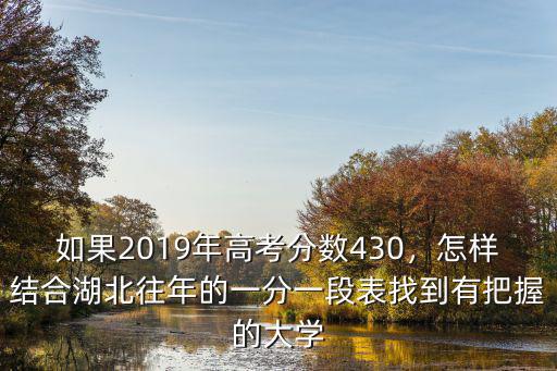 湖北2018高考一分一段怎么查,高考一分一段表怎么看