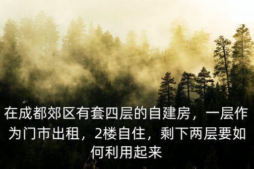 在成都郊區(qū)有套四層的自建房，一層作為門市出租，2樓自住，剩下兩層要如何利用起來