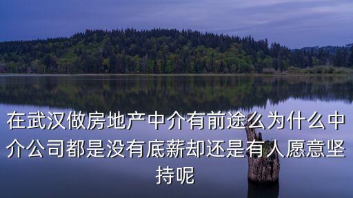 武漢從事房產中介行業怎么樣,做房產中介怎么樣