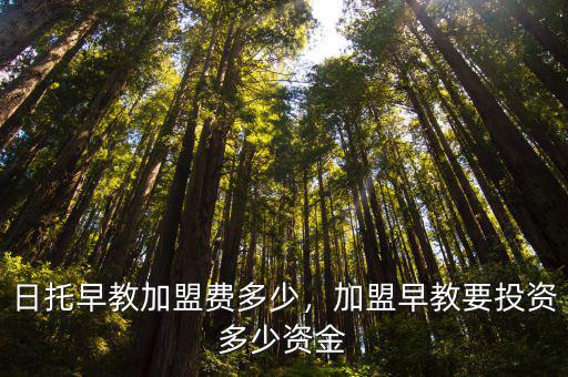 銅陵早教加盟費多少錢,早教機構加盟費多少錢