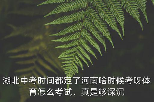 湖北中考怎么回事,四調(diào)簽約是怎么回事