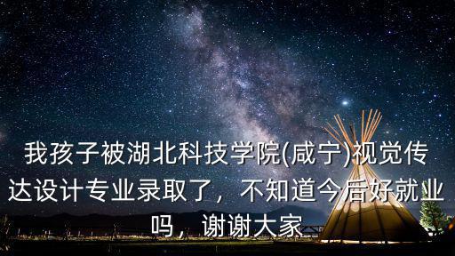 我孩子被湖北科技學(xué)院(咸寧)視覺傳達(dá)設(shè)計(jì)專業(yè)錄取了，不知道今后好就業(yè)嗎，謝謝大家
