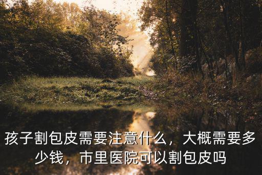 邯鄲市割包皮需要多少錢,大概需要多少錢