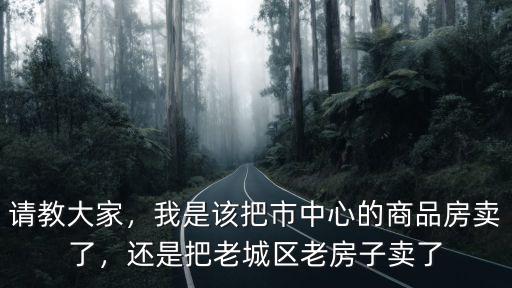 孝感老城區的老房子以后怎么辦,該不該買老城區的房子
