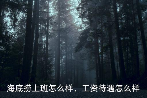 鄭州海底撈上班怎么樣啊,海底撈上班怎么樣