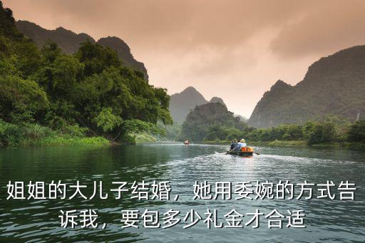 安徽滁州弟弟結婚姐姐隨多少禮金,姐姐的大兒子結婚