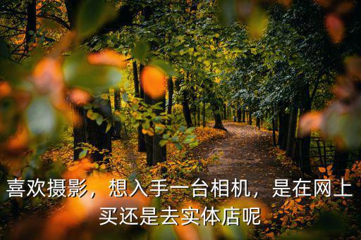 喜歡攝影，想入手一臺相機，是在網上買還是去實體店呢