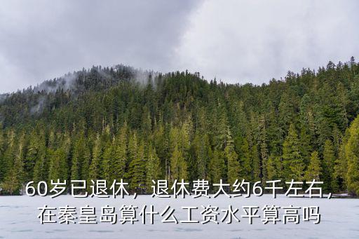 秦皇島退休工資最低是多少錢,銀行職工退休金多少錢