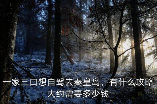 秦皇島自駕準備多少錢,大約需要多少錢