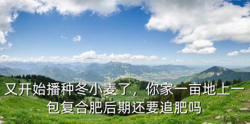 綠之源復(fù)合肥一包長(zhǎng)多少,你家一畝地上一包復(fù)合肥