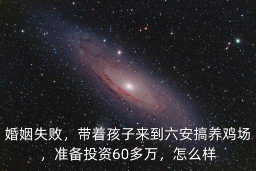 婚姻失敗，帶著孩子來到六安搞養雞場，準備投資60多萬，怎么樣