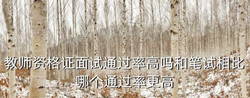 亳州教師資格證面試通過率多少,教師資格證面試通過率高嗎