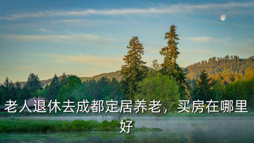 老人退休去成都定居養老，買房在哪里好