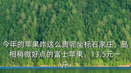 今年的蘋果咋這么貴呢坐標石家莊，品相稍微好點的富士蘋果，13.5元一斤