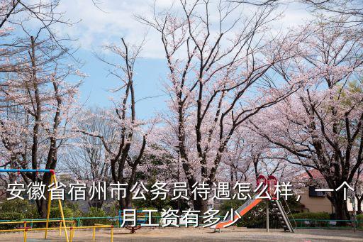 安徽省宿州市公務員待遇怎么樣，一個月工資有多少