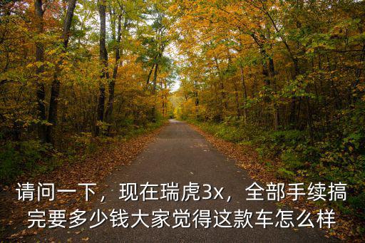 衡水瑞虎3x全部下來多少錢,全部手續搞完要多少錢