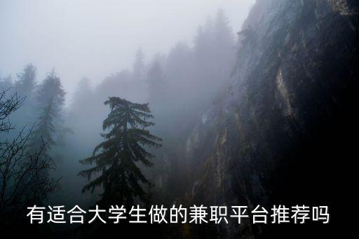 有適合大學(xué)生做的兼職平臺(tái)推薦嗎