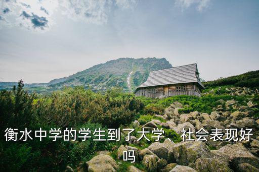 衡水中學(xué)的學(xué)生到了大學(xué)、社會(huì)表現(xiàn)好嗎