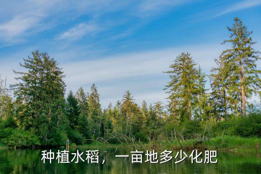 一畝白術施多少復合肥,一畝地多少化肥